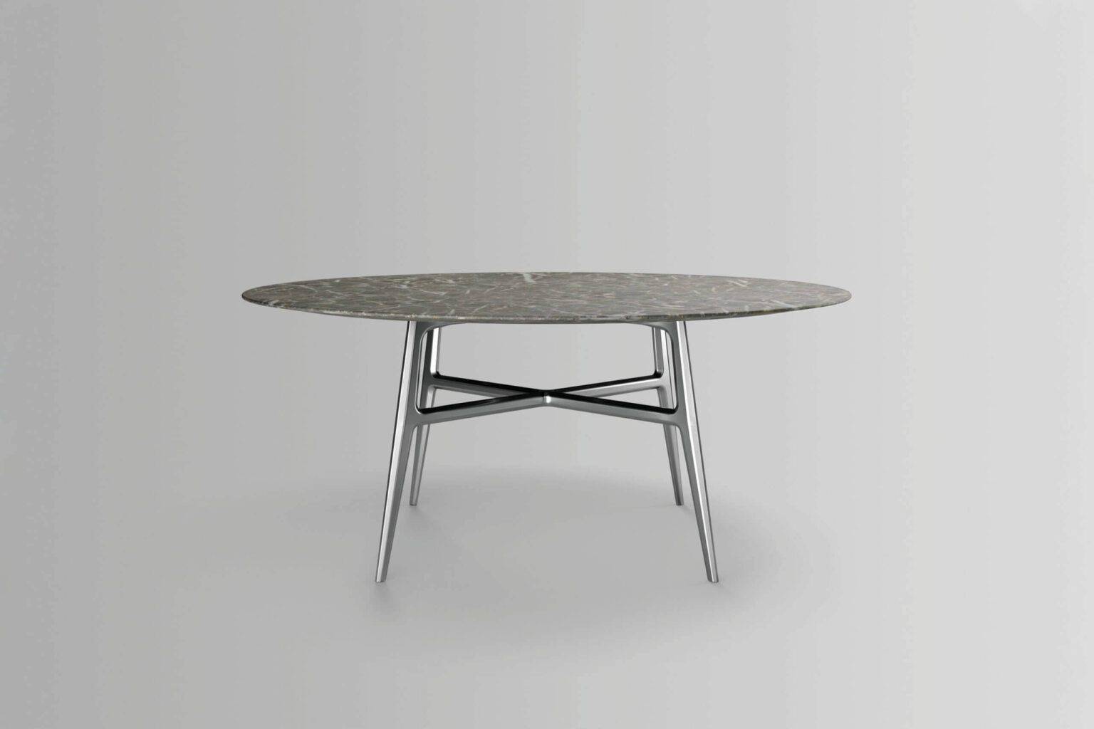 RIMADESIO FRANCIS GLAZEN TAFEL ITALIAANS HIGH END DESIGN