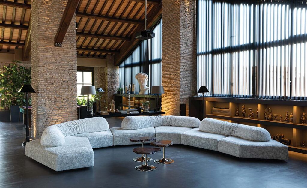 Edra Collectie Rotterdam Noctum Interior On the Rocks Sofa grote opstelling