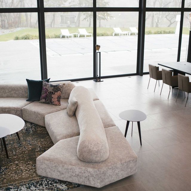 Moderne lounge sofa modulaire elementen Edra On the Rocks Rotterdam